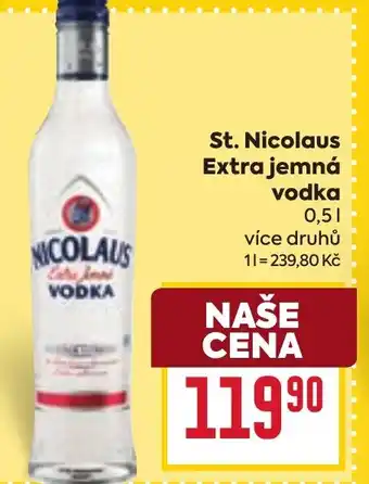 Billa St. Nicolaus Extra jemná vodka nabídka