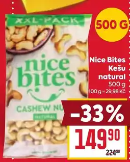 Billa Nice Bites Kešu natural nabídka