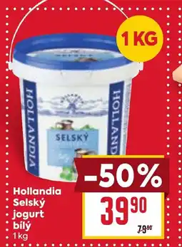 Billa Hollandia Selský jogurt bílý nabídka