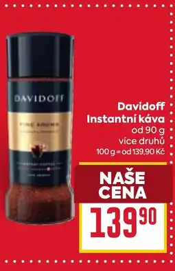 Billa Davidoff Instantní káva nabídka