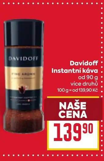 Billa Davidoff Instantní káva nabídka