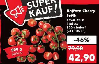 Kaufland Rajčata Cherry keřík nabídka