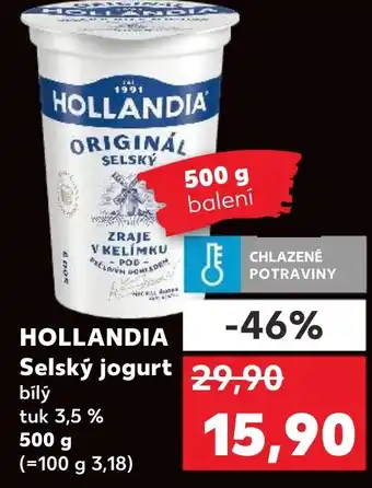 Kaufland HOLLANDIA Selský jogurt bílý nabídka