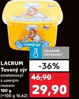 Kaufland LACRUM Tavený sýr smetanový/ s uzeným masem nabídka