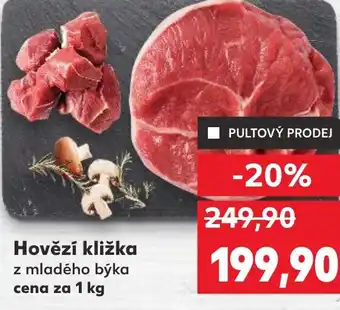 Kaufland Hovězí kližka z mladého býka nabídka