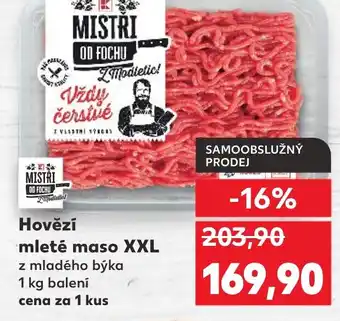 Kaufland Hovězí mleté maso XXL nabídka