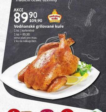 Terno Vodňanské grilované kuře nabídka