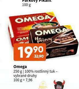 Terno Omega 100% rostlinný tuk nabídka