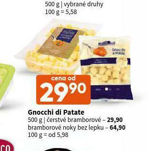 Terno Gnocchi di patate nabídka