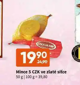 Terno Mince 5 czk ve zlaté síťce nabídka