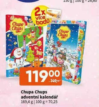 Terno Chupa chups adventní kalendář nabídka