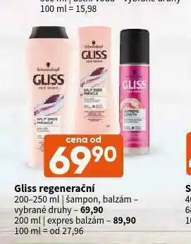 Terno Gliss regenerační šampoin, balzám nabídka