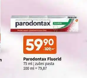 Terno Parodontax fluorid zubní pasta nabídka