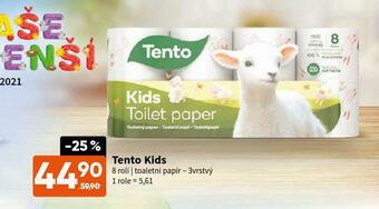 Terno Tento kids toaletní papír nabídka