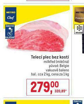 Makro Telecí plec bez kosti nabídka
