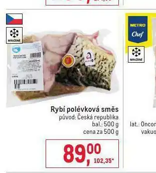 Makro Rybí polévková směs nabídka