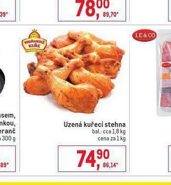 Makro Uzená kuřecí stehna nabídka