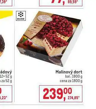 Makro Malinový dort nabídka