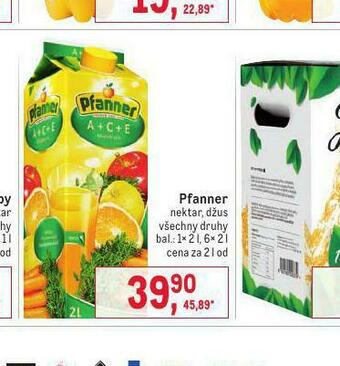 Makro Pfanner nabídka