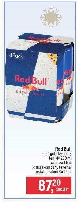 Makro Red bull nabídka
