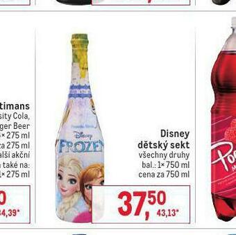 Makro Disney dětský sekt nabídka