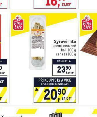 Makro Sýrové nitě nabídka
