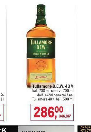 Makro Tullamore dew 40% nabídka