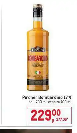 Makro Pircher bombardino 17% nabídka