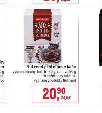 Makro Nutrend proteinové kaše nabídka