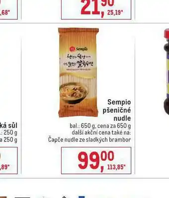 Makro Sempio pšeničné nudle nabídka
