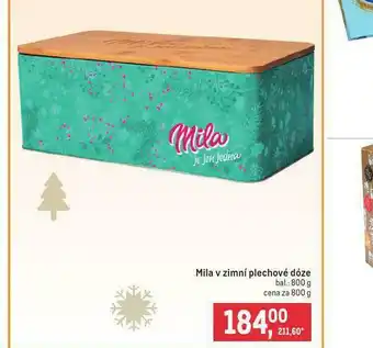 Makro Mila v zimní plechové dóze nabídka