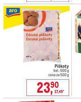 Makro Piškoty nabídka