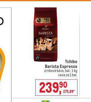 Makro Tchibo barista espresso nabídka