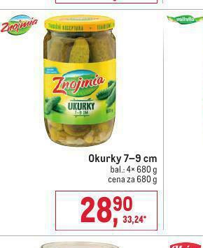 Makro Znojmia okurky 7-9 cm nabídka