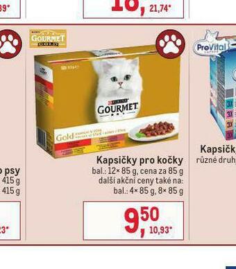 Makro Gourmet gold kapsičky pro kočky nabídka