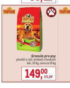Makro Propesko granule pro psy nabídka