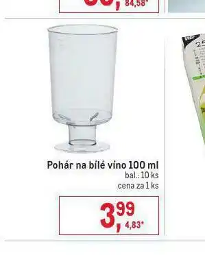 Makro Pohár na bílé víno nabídka