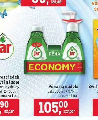 Makro Jar pěna na nádobí nabídka