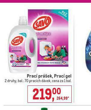 Makro Savo prací prostředek nabídka