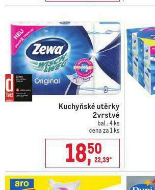 Makro Zewa kuchyňské utěrky nabídka