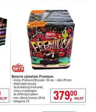 Makro Baterie výmetnic premium nabídka