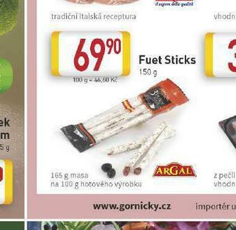 Billa Fuet sticks nabídka