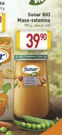 Billa Sunar bio maso-zelenina nabídka