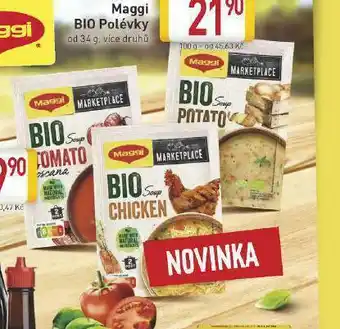 Billa Maggi bio polévky nabídka