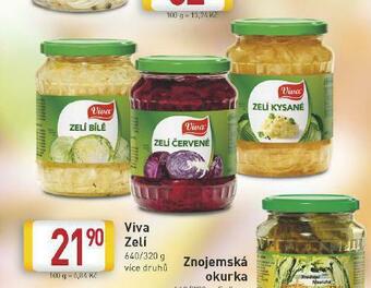 Billa Viva zelí nabídka