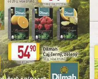 Dilmah čaj černý, zelený