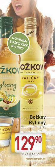 Billa Božkov bylinný nabídka