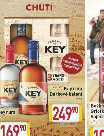 Billa Key rum dárkové balení nabídka
