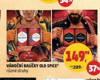 Penny Market Old spice vánoční balíček nabídka