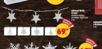 Penny Market Světelný řetěz 10 led nabídka